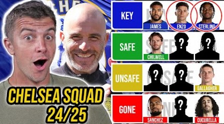 ENZO MARESCA&#39;S CHELSEA 24/25 SQUAD TIER LIST! SAFE/UNSAFE?