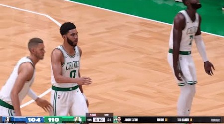 NBA 2K24 Finals Mode | MAVERICKS vs CELTICS FULL GAME 1 | Ultra PS5 Gameplay 4th QTR