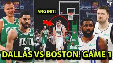 Matindi ang paghahanda! ng &quot;BOSTON CELTICS! KONTRA SA DALLAS MAVERICKS!&quot; sa NBA Finals Game 1!