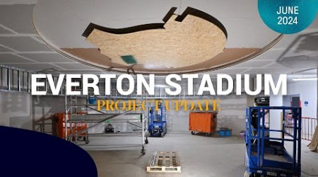 NEW HOME DRESSING ROOM TAKES SHAPE! | Latest Everton Stadium footage