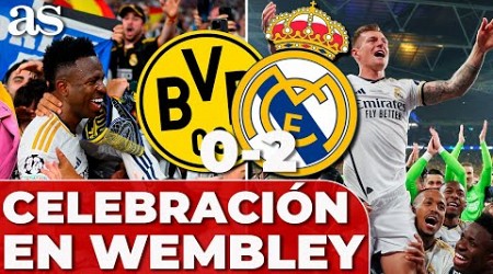 CELEBRACIÓN completa del REAL MADRID en WEMBLEY | CAMPEÓN de la CHAMPIONS LEAGUE 15º