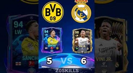 Borussia Dortmund vs. Real Madrid - Liga dos Campeões #eafc #fcmobile #fifarenderz #trend #shorts