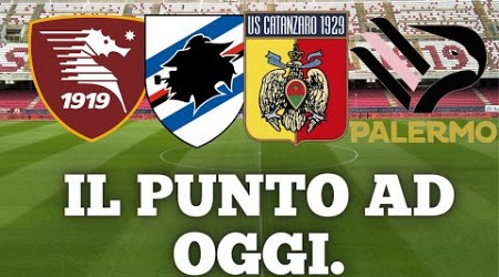 IL PUNTO SU SALERNITANA,SAMPDORIA,CATANZARO E PALERMO AD UN MESE DALL&#39;INIZIO DELLA STAGIONE!