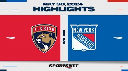 NHL Game 5 Highlights | Panthers vs. Rangers - May 30, 2024