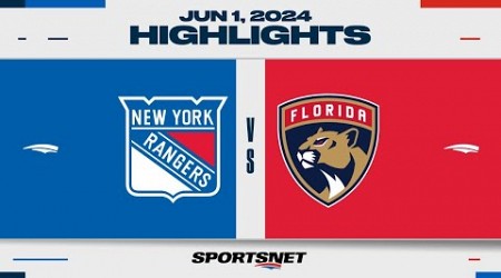 NHL Game 6 Highlights | Rangers vs. Panthers - June 1, 2024