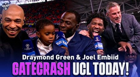 NBA stars Draymond Green &amp; Joel Embiid joke with Henry, Micah &amp; Carragher! | UCL Today | CBS Sports