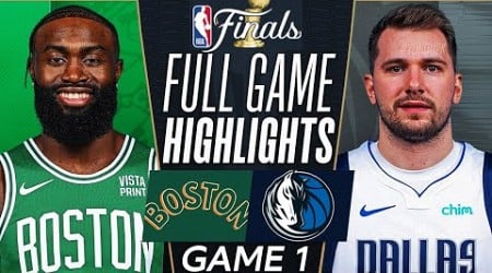 CELTICS vs MAVERICKS FULL GAME 1 HIGHLIGHTS | June 4, 2024 | NBA Finals GAME 1 Full Highlights (2K)