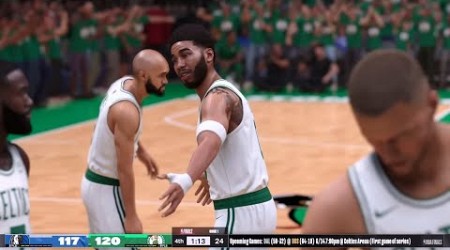 NBA 2K24 Finals Mode | CELTICS vs MAVERICKS FULL GAME 1 | Ultra PS5 Simulation