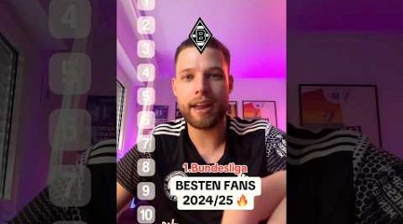 BESTEN FANS 2024/25 #bestenfans #fussball #ranking #1bundesliga #bundesliga #ultras