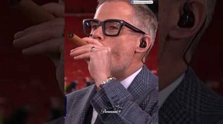 Carragher brought out cigars at Wembley 