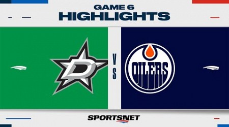 NHL Game 6 Highlights | Stars vs. Oilers - June 2, 2024