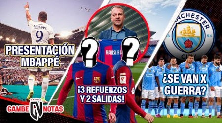 ¡ASÍ será la BRUTAL PRESENTACIÓN de MBAPPÉ!|BARÇA confirma 3 FICHAJAZOS|¿BYE CRACKS de CITY x PELEA?