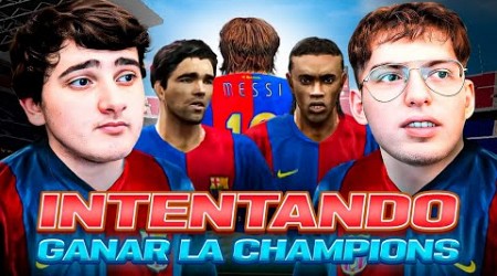 INTENTANDO GANAR LA CHAMPIONS CON EL BARCELONA EN EL PES 6 FT DavooXeneize