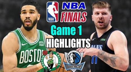 Boston Celtics vs Dallas Mavericks Game 1 Full Highlights | 2024 NBA Finals | Celtics Take A Lead 