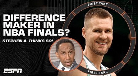 Stephen A.: Porzingis could be a significant piece to Celtics winning the NBA Finals! | First Take