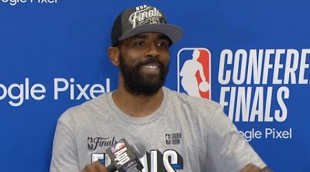 Kyrie Irving reacts to advancing to NBA Finals to face Boston Celtics 