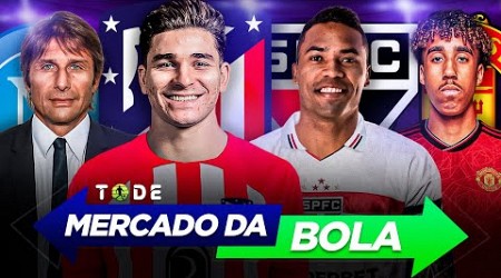 A. SANDRO + perto do SPFC | CONTE É DO NAPOLI l ATLÉTICO vai por J. ÁLVAREZ l YORO no UNITED