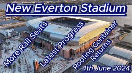 Everton FC Stadium - 4th June 2024 - Bramley Moore Dock - latest progress update #efc