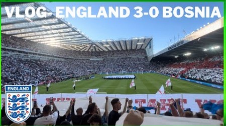 VLOG- ENGLAND 3-0 BOSNIA. ST.JAMES’ PARK 3.6.24 #millwall #england #threelions #euro2024