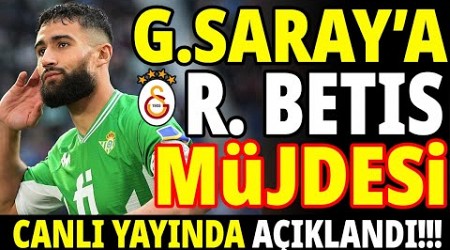 GALATASARAY&#39;A REAL BETİS MÜJDESİ! CANLI YAYINDA AÇIKLANDI...