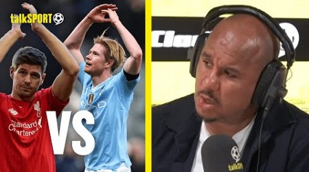 Gabby Agbonlahor INSISTS Gerrard Trumps De Bruyne As Premier League&#39;s BEST EVER Midfielder! 