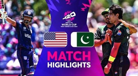 The American fairytale continues as USA beat Pakistan in a massive upset at the #T20WorldCup 