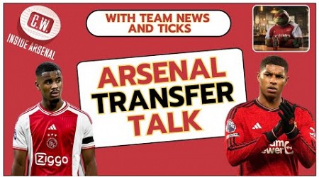 Arsenal transfer talk: Rashford rumours | Hato interest | Arteta&#39;s new deal | Ramsdale&#39;s price tag