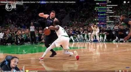 FlightReacts To #5 MAVERICKS at #1 CELTICS | FULL GAME 1 HIGHLIGHTS | June 6, 2024!