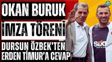 Okan Buruk imza töreni canlı yayını | Dursun Özbek&#39;ten Erden Timur&#39;a cevap | GS TV izle