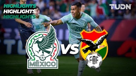 HIGHLIGHTS | México vs Bolivia | Amistoso Internacional | TUDN