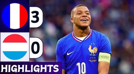 France vs Luxembourg (3-0) | All Goals &amp; Extended Highlights | International Friendly 2024