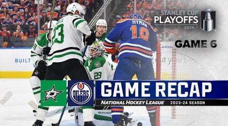 Gm 6: Stars @ Oilers 6/2 | NHL Highlights | 2024 Stanley Cup Playoffs