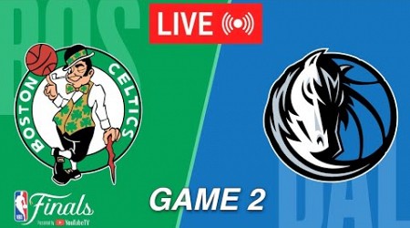 NBA LIVE! Boston Celtics vs Dallas Mavericks Game 2 | June 9, 2024 | 2024 NBA Finals Live 2K