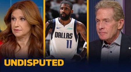 UNDISPUTED | Skip Bayless reacts to Kyrie Irving sends message to Celtics fan after Mavs fall Game 1