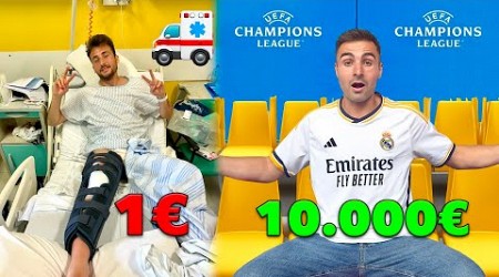 1€ VS 10000€ FINALE di CHAMPIONS LEAGUE allo STADIO 