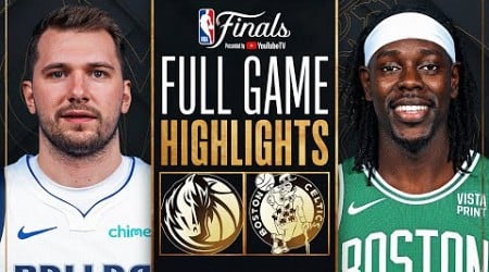 #5 MAVERICKS at #1 CELTICS | FULL GAME 2 HIGHLIGHTS | June 9, 2024