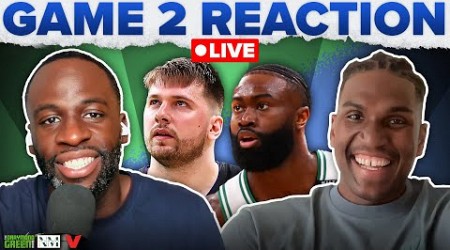 Celtics-Mavericks NBA Finals game 2 LIVE reaction w/ Draymond Green &amp; Kevon Looney