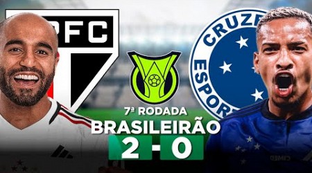 SÃO PAULO 2 x 0 CRUZEIRO Campeonato Brasileiro Série A 2024 7ª Rodada | Narração