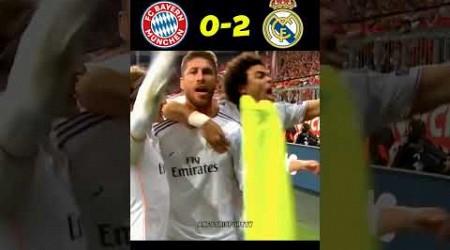Bayern Munchen vs Real Madrid - Bayern Munich was humiliated in front of its own supporters #shorts