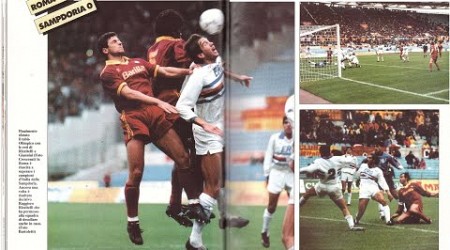 ROMA-Sampdoria 2-0 RIZZITELLI, GIANNINI 11ª giornata Andata 24-11-1991