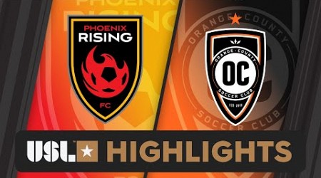 6.8.2024 | Phoenix Rising FC vs. Orange County SC - Game Highlights