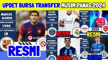 RESMI‼️ UPDET BURSA TRANSFER MUSIM PANAS 2024/2025 - BARCELONA - INTER MILAN - CHELSEA - REAL MADRID