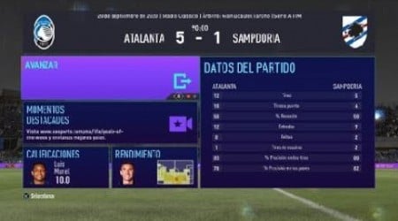 Atalanta vs Sampdoria