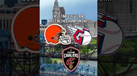 Last Time Cleveland Lost In The Championship #championship #cleveland #sports