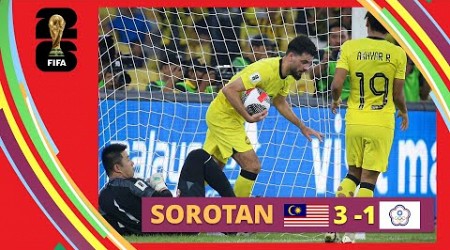 Sorotan Perlawanan: Malaysia 3-1 Chinese Taipei | Kelayakan Piala Dunia 2024