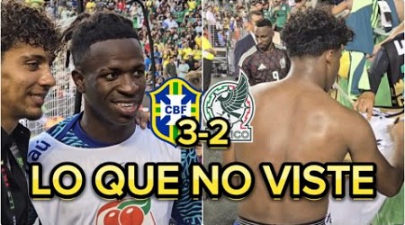 ⚠️ El gesto de Vini, Endrick consiente a fans mexicanos y reacciones en cancha del México vs Brasil