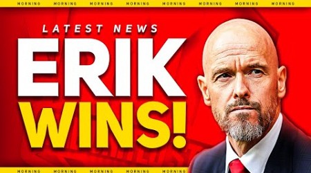 Ten Hag STAYS!? SESKO Transfer Decision Made! Man Utd Transfer News