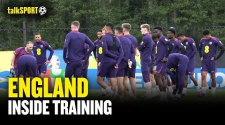 Here&#39;s An INSIDE LOOK Into England&#39;s Training Session Ahead Of Their Euros CLASH With Serbia! ⚽️