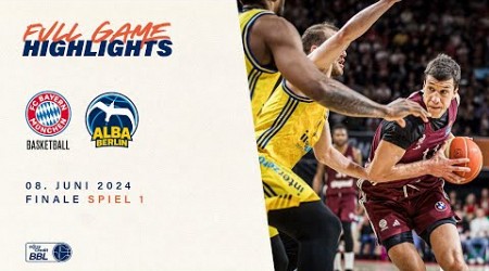 FC Bayern München Basketball vs. ALBA BERLIN - Full Game Highlights - Finale Spiel 1, Saison 2023/24