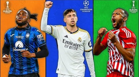 Los 10 MEJORES GOLES de la Champions, Europa League y Conference League 2024 ⚽✨